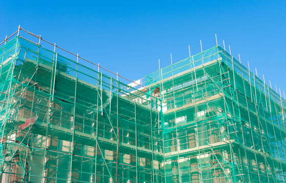 Ampi 4m detriti di verde 1m 3m che catturano con la rete i sistemi Mesh Netting For Scaffolding 6 aghi