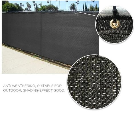 Recinto verde nero Windscreen Screen Mesh Hdpe Netting Fabric Outdoor di segretezza