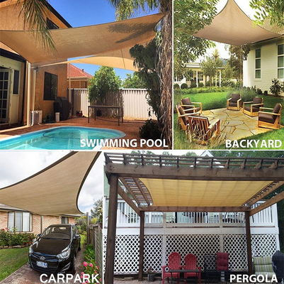 Vele UV del parasole di protezione della vela dell'ombra del triangolo